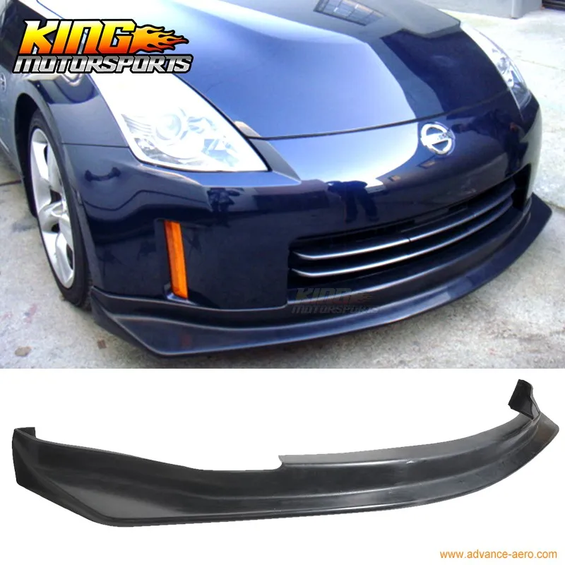 

FITS 2006-2009 07 08 NISSAN 350Z FRONT BUMPER LIP BODYKITS NIS STYLE PU
