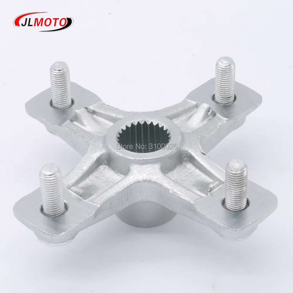 M10 115mmX4 Stud 24T Rear Axle Wheel Hub Fit For YAMAHA RAPTOR ATV YFM