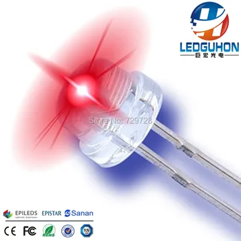 

534 straw hat red led short legs light