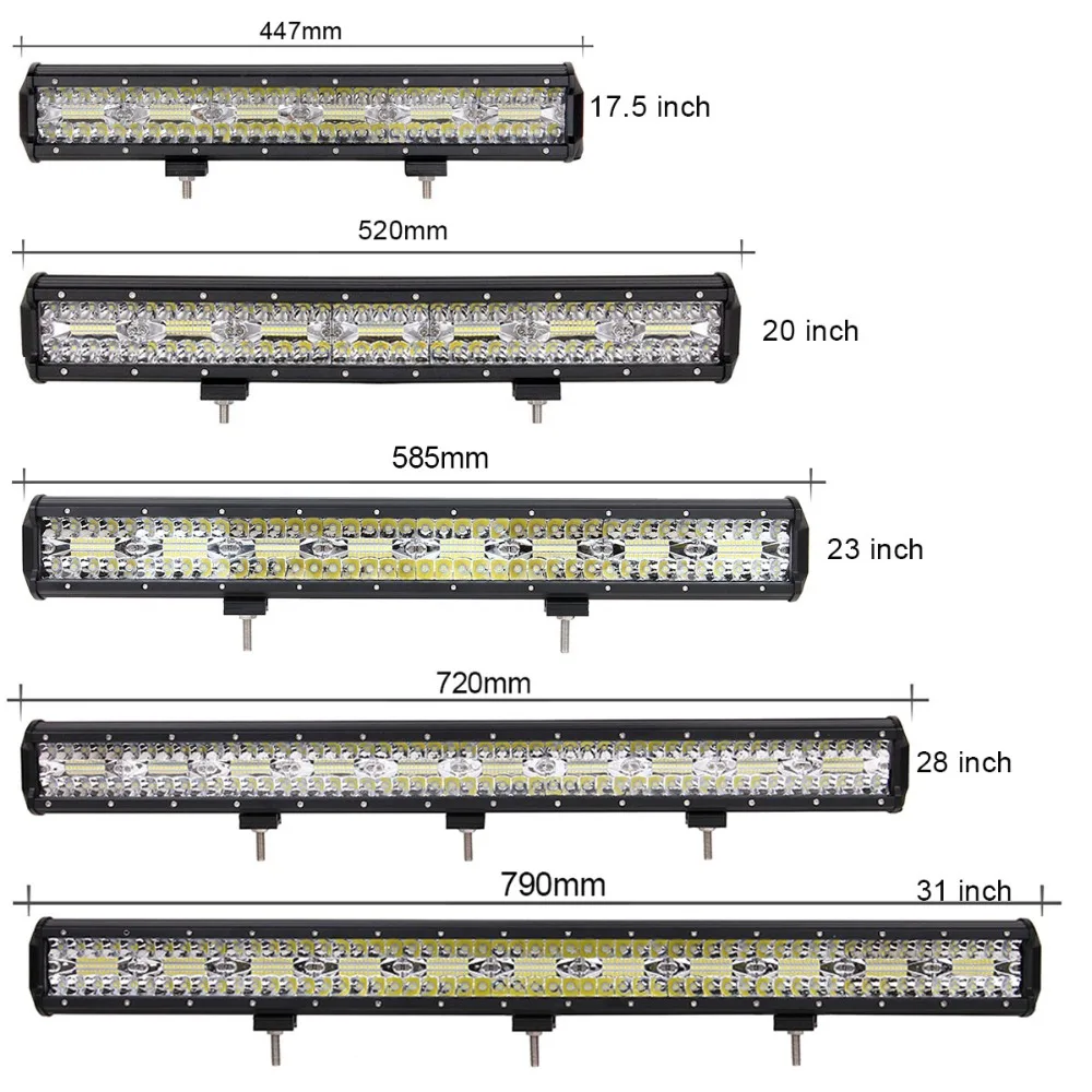 3 ряда OFF ROAD светодиодный свет бар 12 В 24 внедорожнике авто дальнего 4X4 4WD UTE Грузовик Лодка AWD внедорожник прицепы пикап вспомогательный ремонт