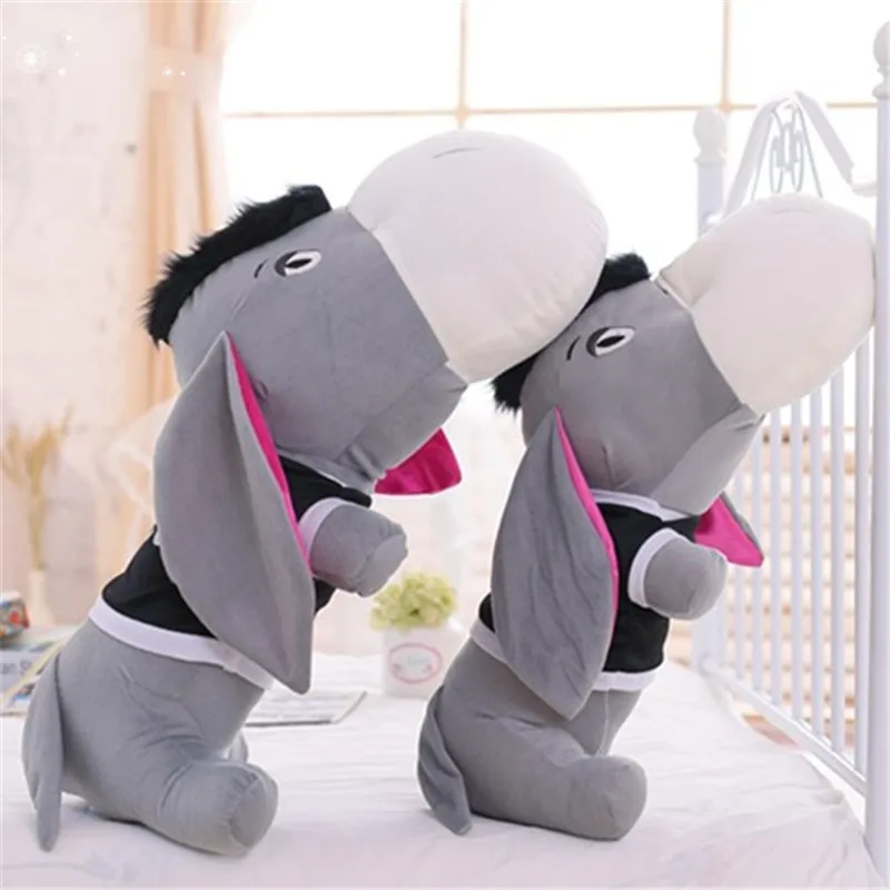 New Style 60 110cm Large Size Plush Toys donkey Plush Toys Stuffed plush animals doll donkey