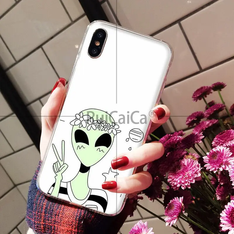 Stylish cartoon alien