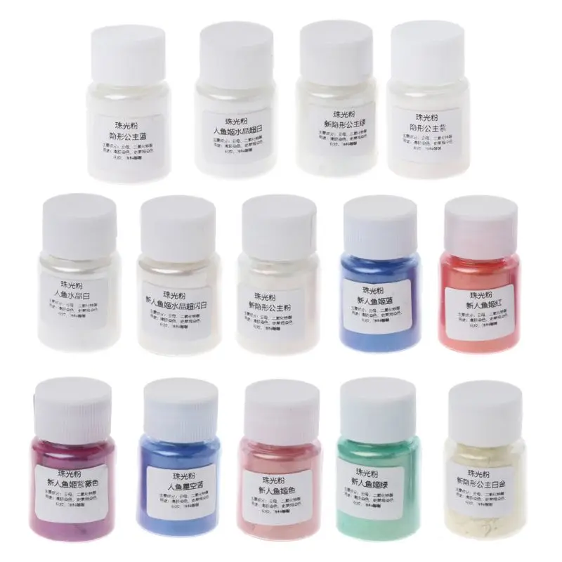 

Resin Dye Powder Mica Pearl Pigments Colorants Crystal Mud Resin Jewelry Making