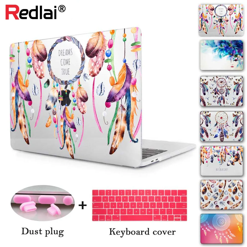 Пластиковый чехол Redlai A2141 A2159 A1932 для MacBook Air Pro Retina 11 12 13 15 16 дюймов|cases for macbook|case macbook