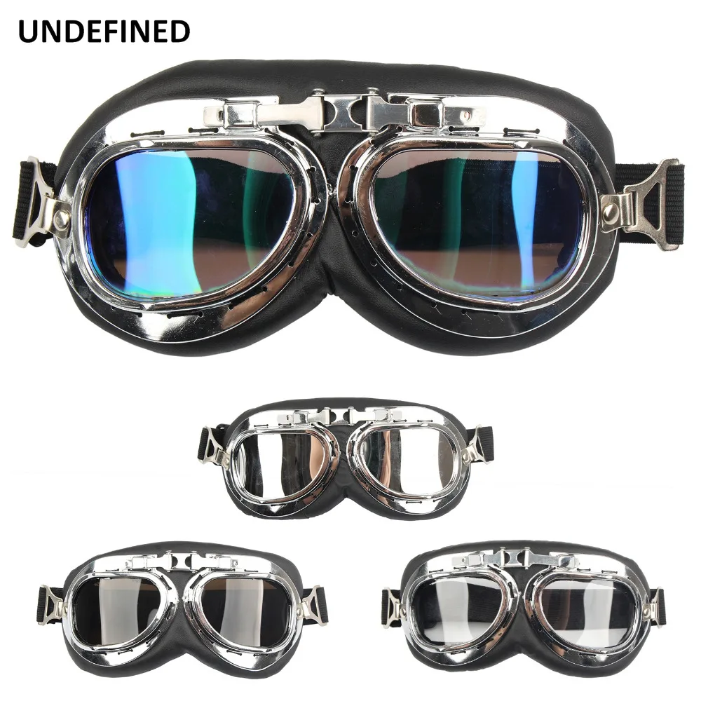 vintage motorcycle goggles over glasses