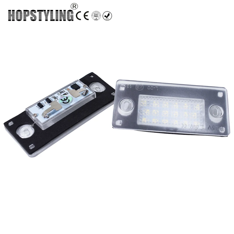 Hopstyling 2 шт./пара 18SMD светодиодный задний номерной знак светильник для Audi A4 S4 Avant RS4 B5 автомобильный аксессуар без кода ошибки