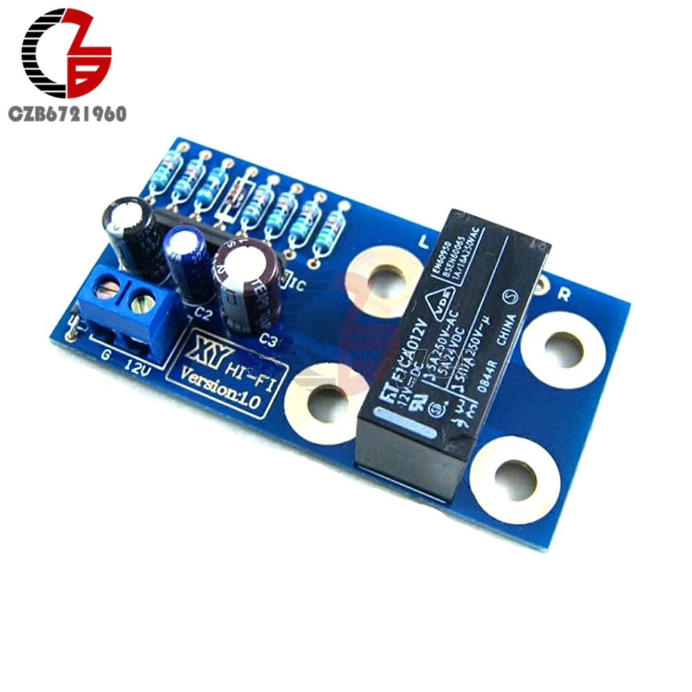 

AC 12V 24V Dual Relay 7812+UPC1237 Speaker Protection Board Module for HIFI