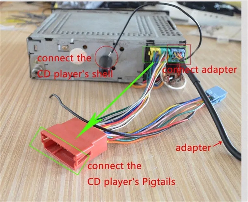 Moonet Автомобильный CD адаптер mp3 3,5 мм вспомогательный TF SD USB Мобильный телефон музыкальный плеер для 8Pin 2000-05 A2 1998-06 A4/S4 1998-2004 KB004