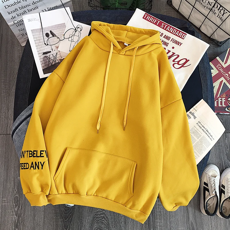 YouGeMan Модные осенние теплые толстовки для женщин Кофты корейский ...