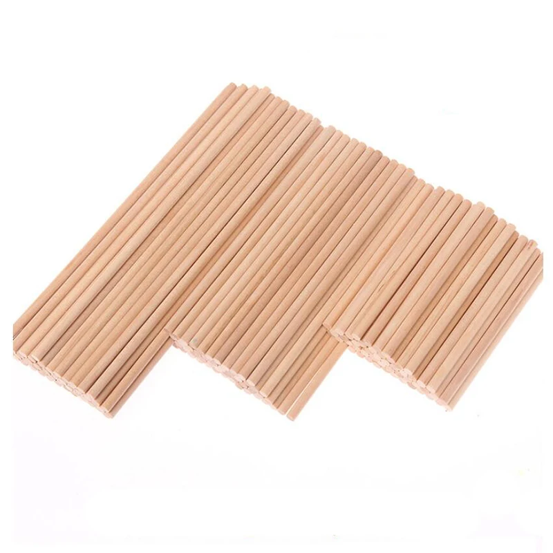 Best  50Pcs DIY Wooden Counting Stick Mathematical Colorful Hand Crafts Creative Montessori Early Educati