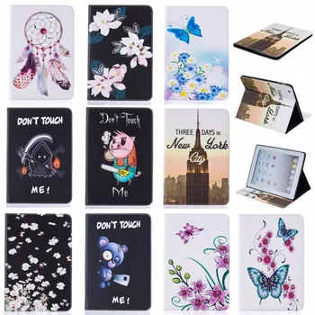 

For Apple iPad 2 3 4 Case Fashion Butterfly Flower Pig Pattern Wallet Flip PU Leather Tablet Back Cover For iPad 234 9.7'' Funda