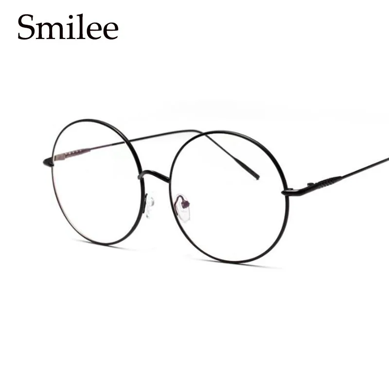 Occhiali Da Vista Rotondi In Metallo - Montatura Vintage Con Lenti Trasparenti - Foto 10