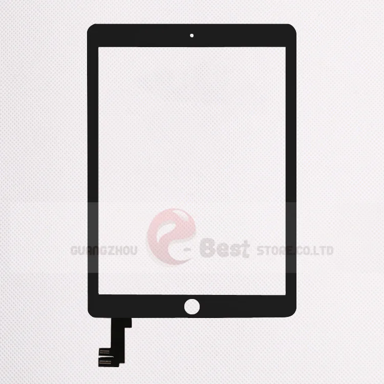 10 шт./лот для iPad Air 2 дигитайзер A1567 A1566 сменный сенсорный экран стекло|ЖК-экраны и