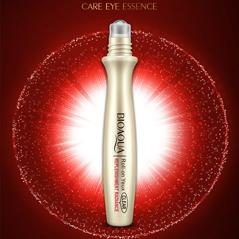 BIOAQUA Roll-on Ball Design Eye Essence 15ml Moisturizing Anti-Aging Anti-Puffiness Dark Circle Lift Eye Skin Care Cosmetic 2