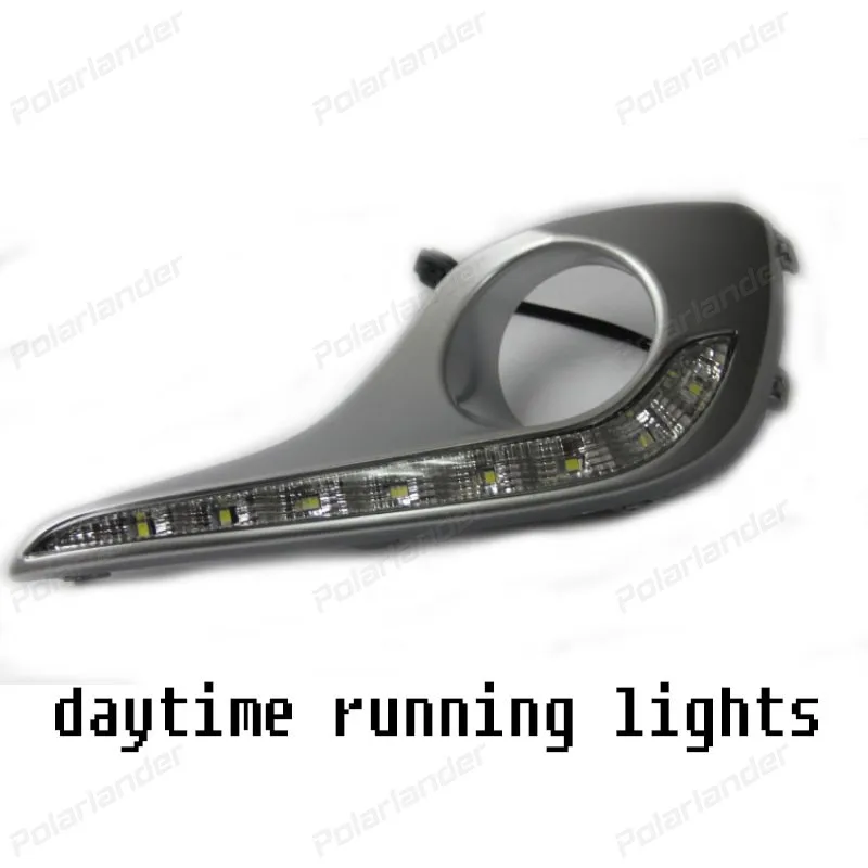 2017 new arrival drl daylights fog lamp Car styling daytime running lights for T/oyota Highlander 2012-2015