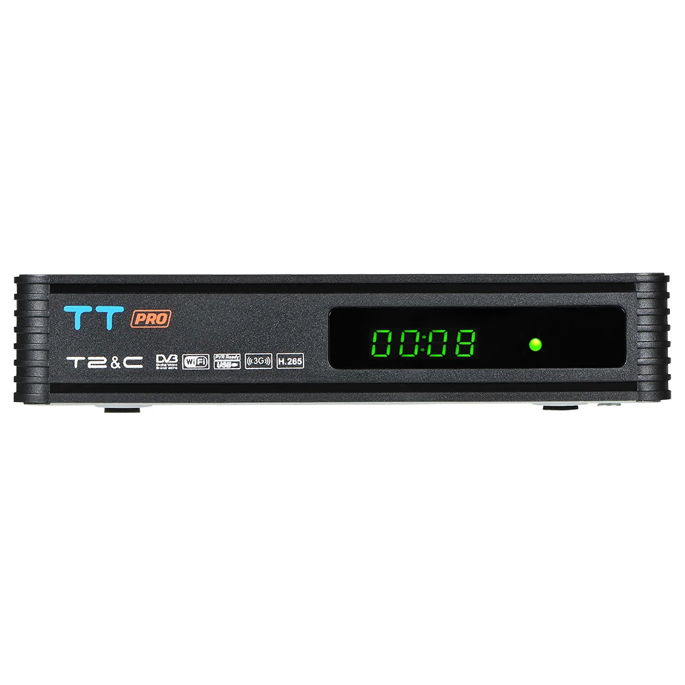 GTmedia TT Pro новейший DVB-T/C 2 цифровой приемник поддерживает H.265/HEVC DVB-T h265 hevc dvb t2/c Горячая Распродажа Европа