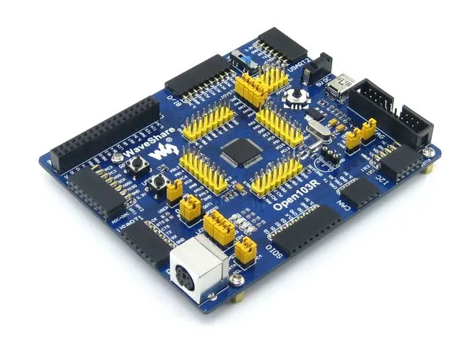 STM32 доска STM32F103RCT6 STM32F103 ARM Cortex-M3 STM32 макетная плата+ PL2303 USB, UART модуль комплект = Open103R Стандартный