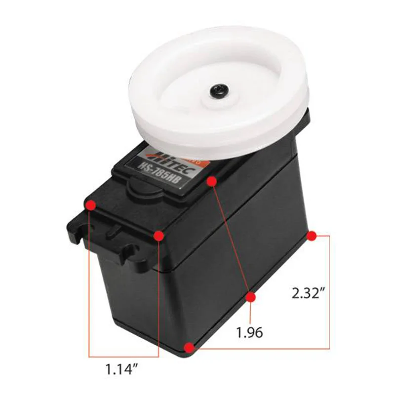 FATJAY Hitec HS 785HB Karbonite 3 5 поворот сервопривод лебедки|Детали и аксессуары| |
