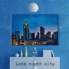 Краски по numbes книги искусству ing по номерам работы поздно ночью город гостиная декоративные висит фотографии рисованной