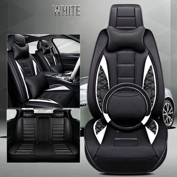 

Car seat cover leather for ssang yong rexton tivolan xlv kyron,acura ilx mdx rdx rlx tlx tsx zdx of 2018 2017 2016 2015