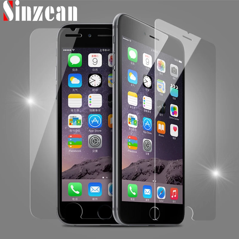 Sinzean 100 шт. для iphone SE 2020/11 PRO MAX/678 Plus закаленное стекло 12 pro max 0 3 мм 2.5D защита