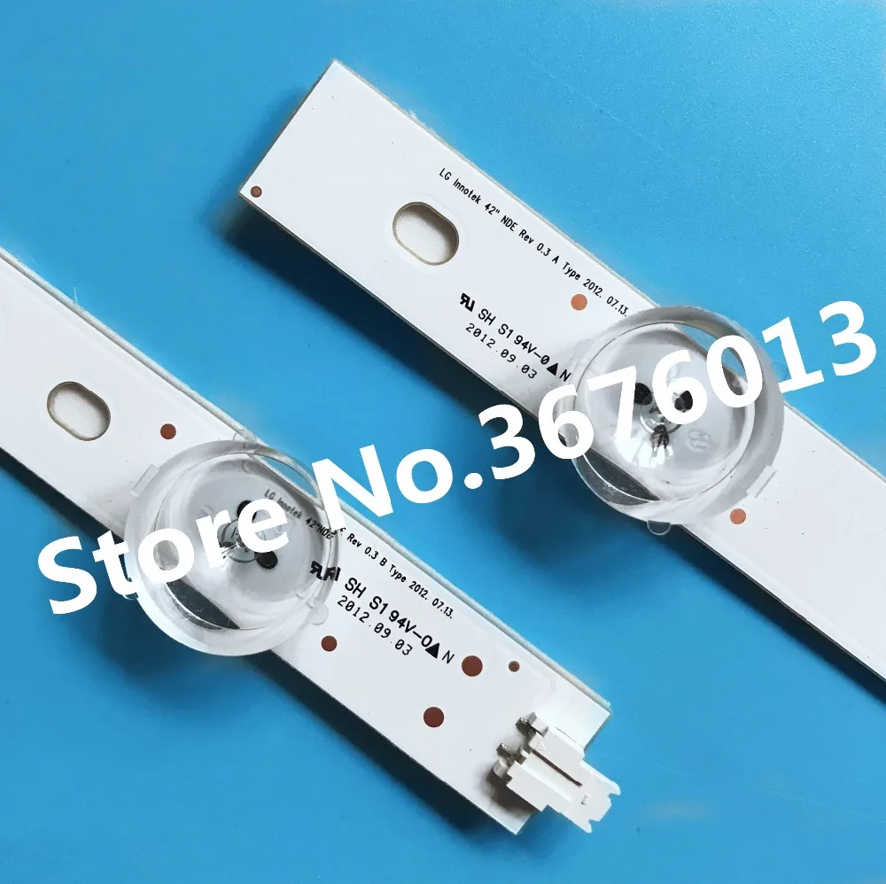 Светодиодный подсветка полосы для 42LN5400 42LN5300 ТВ LG innotek POLA2.0 POLA 2 0 42 &quotA/B Тип такой же