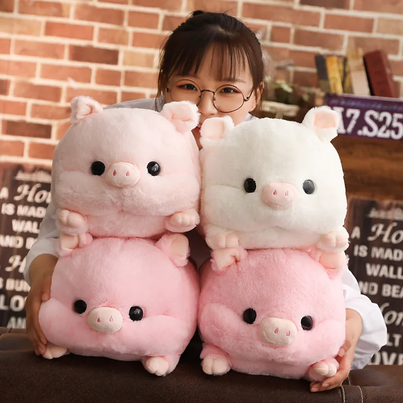 1pc 50cm Soft Kawaii Love Pig Plush Pillow Stuffed Cute Animal Cushion Hand Warmer Chinese Zodiac Pig Toy Doll Birthday Gift Kid