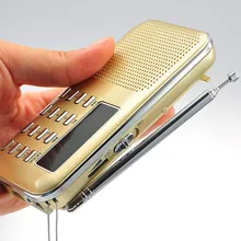 Ультра-тонкий AM FM Радио Портативный TF USB AUX MP3 карта U диск динамик бас цифровой музыкальный плеер литиевая батарея зарядная машина