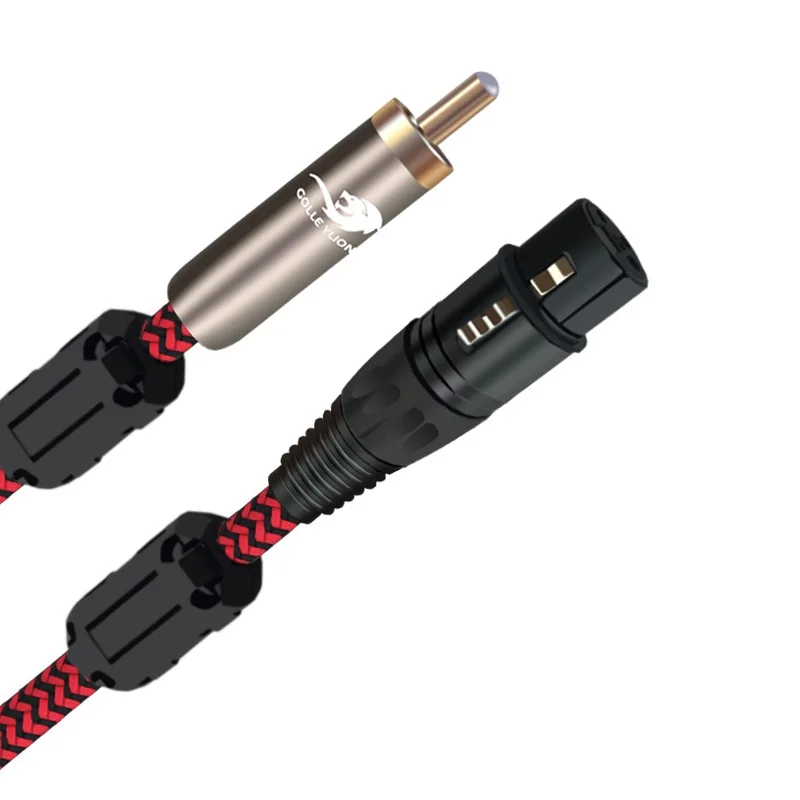 3 Pin Xlr Female To Rca Male Plug Audio Cable Speaker Cd