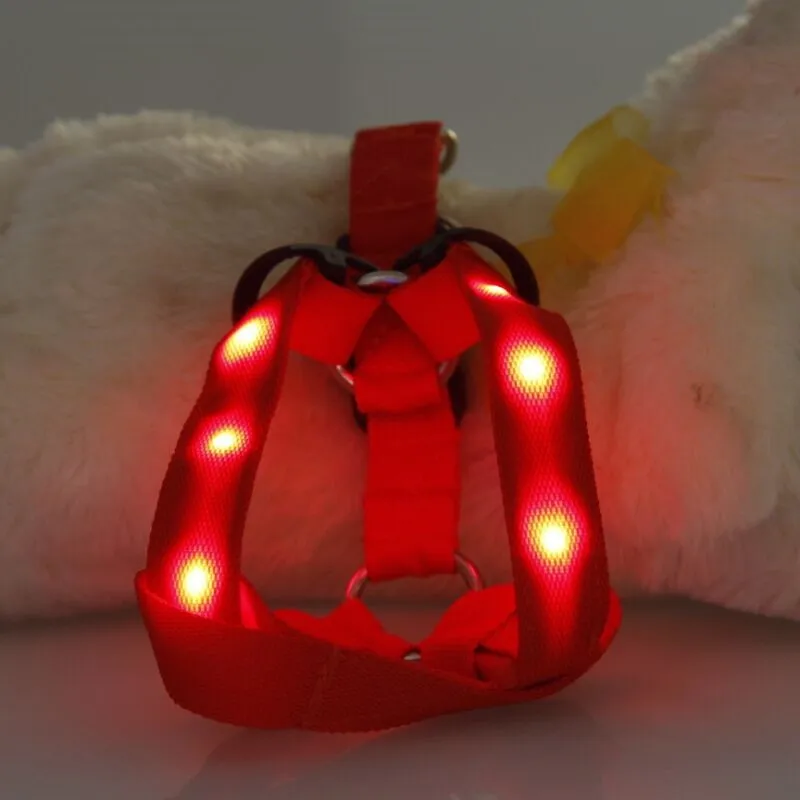 FE28 поводок для собак Светодиодный светильник для домашних животных светящийся поводок для собак средних и больших собак
