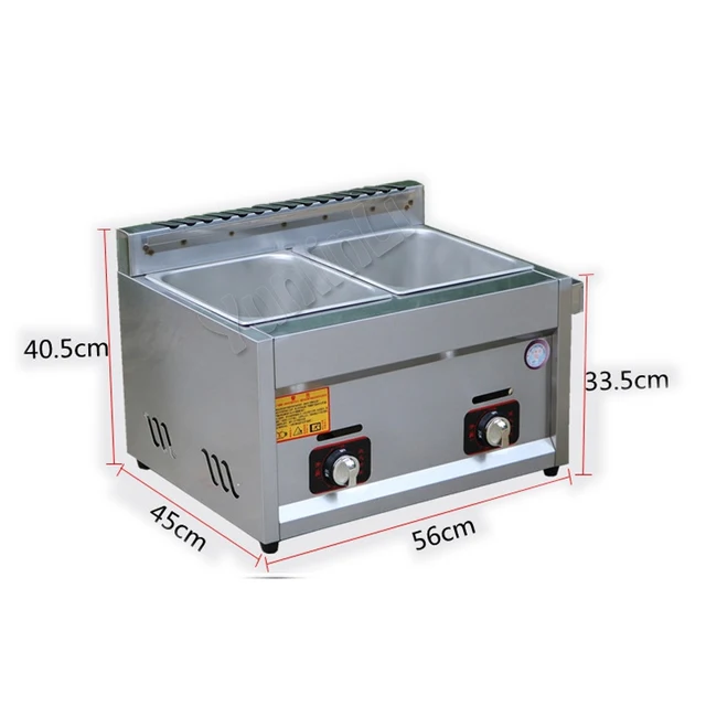 【送料無】ガスフライヤー ダブルシリンダー ガスフライパンマシン 省エネ ステンレス 業務用 商業用 フライドポテト LPガス 液化石油ガス 業務用ガスフライヤー大型 ガスフラフライイヤー 二重シリンダー