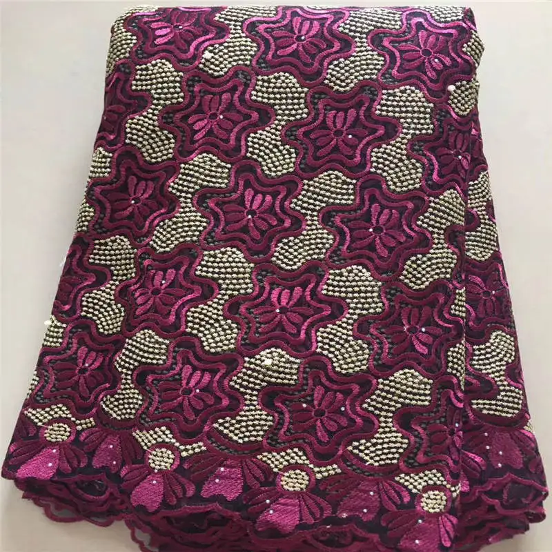 

Elegant Burgundy Wine Wholesale Bridal Nigerian Lace Fabrics African French Lace Fabric For Wedding Dress