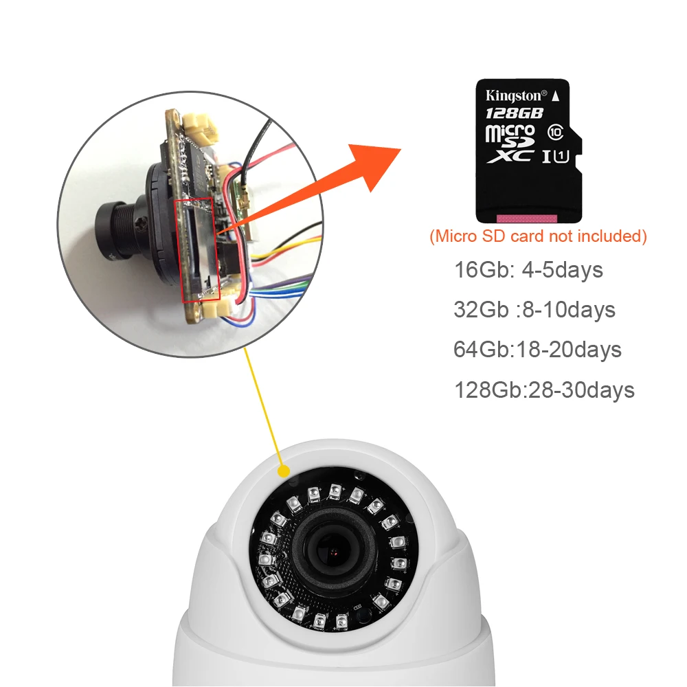 IP камера GADINAN 720P 960P 1080P с микрофоном и функцией ночного видения|2mp dome|ip wifi camerawifi camera