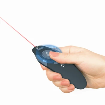 

1 pcs 2.4Ghz USB Wireless R400 Presenter Laser Pointer PPT Remote Control for Powerpoint Presentation for 300 meters laser