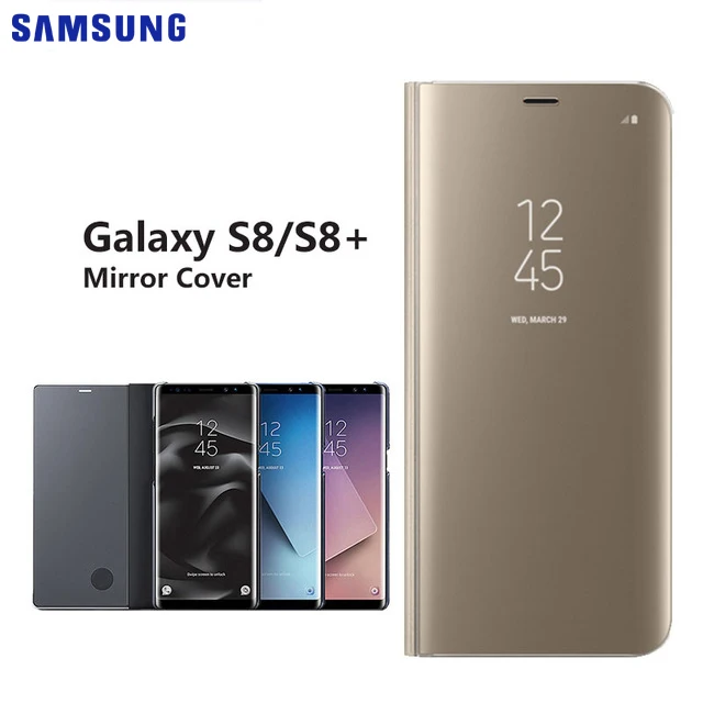 

SAMSUNG Vertical Mirror Protection Shell Phone Cover Phone Case for Samsung Galaxy S8+ G9550 SM-G9508 S8 Dream SM-G9500 SM-G950U