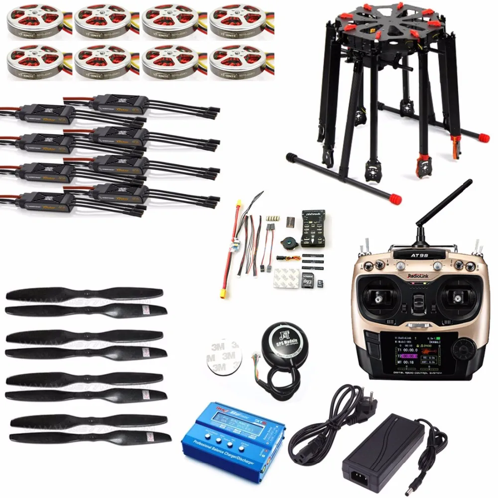 GPS font b Drone b font Tarot X8 TL8X000 8 Axis Folding Frame 350KV 40A PX4