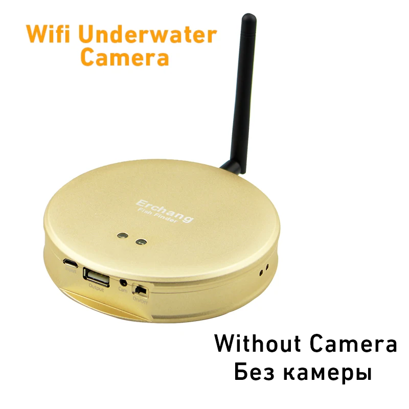 Erchang HD 1000TVL 15/возможностью погружения на глубину до 30 м инфракрасный Wi-Fi подводный Камера для рыбалки Профессиональный Рыболокаторы на английском языке лед Рыбалка на озере - Цвет: without camera