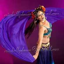 Китайский Шелковый Вуаль для танца живота/принадлежности для танца живота/роскошная шелковая вуаль для танца живота#3333