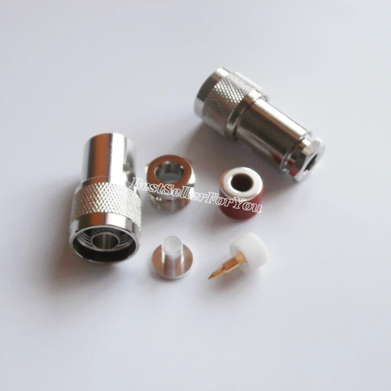 1 шт. N Штекерный зажим для RG8X RG 8X RG59 LMR240 RF Кабельный разъем|clamp connector|clamps forclamping clamp |