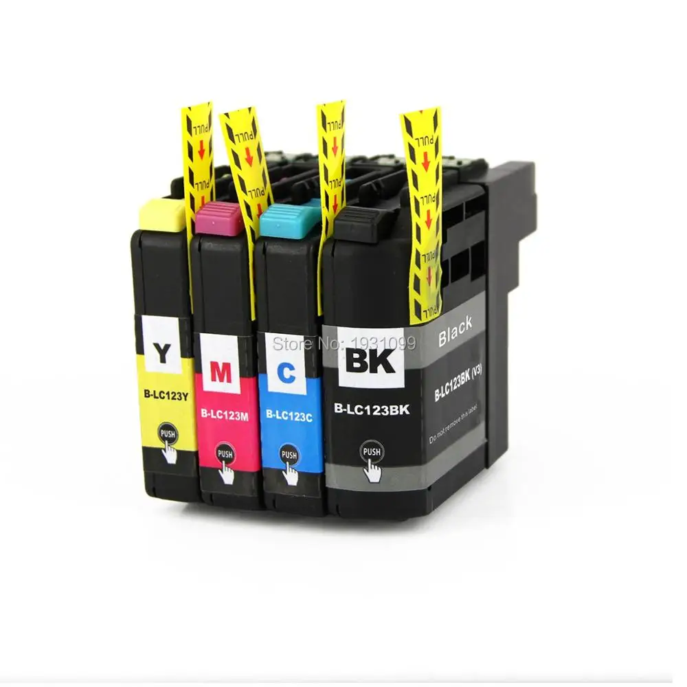 Совместимый чернильный картридж YOTAT LC123 для brother MFC J4410DW J4510DW J4610DW J4710DW J470DW J6920DW DCP