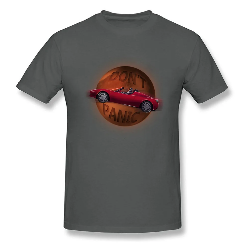 100% Cotton Fabric Boy Short Sleeve Starman Dont Panic Top T-shirts Casual Tops Shirt Wholesale Party Crewneck Tee Shirt Starman Dont Panic carbon