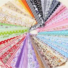 50 шт. смешанный принт красочные квадратный цветочный из хлопчатобумажной ткани Лоскутная вышивная ткань для рукоделия 10x10 см по поставке товаров для дома