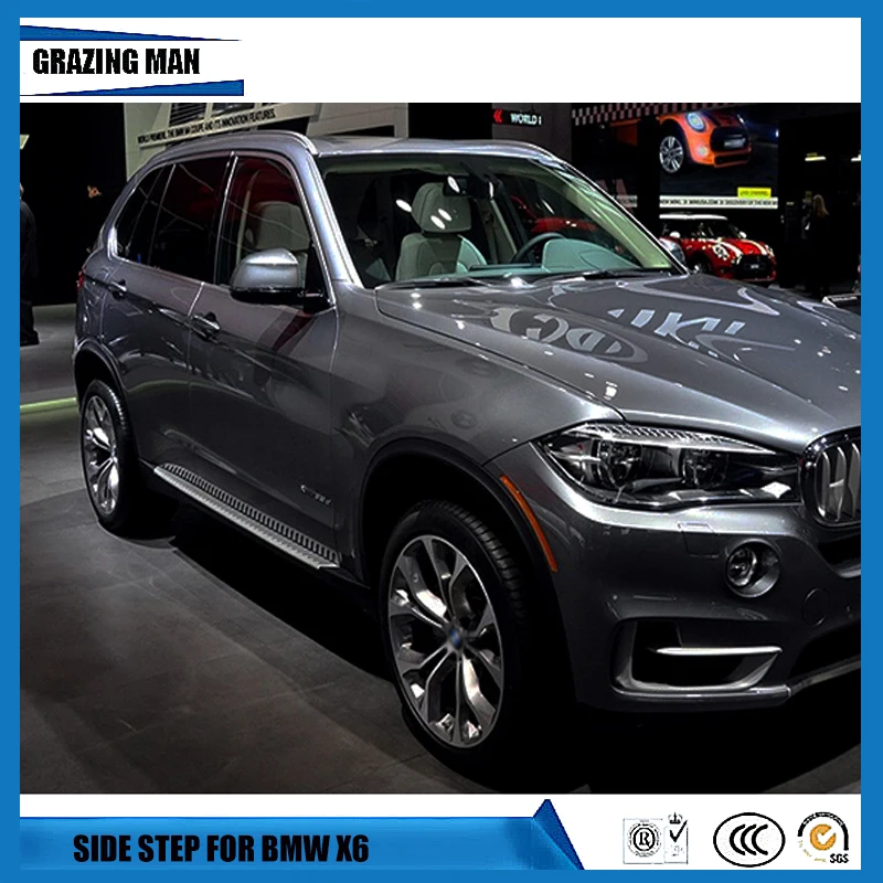 

Car Side Step Nerf Bar Auto Parts Running Board Bar For BMW X6 2018 2019 18 19