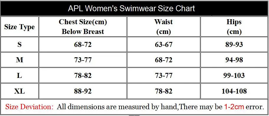 Size chart for SKU B1056 S-XL