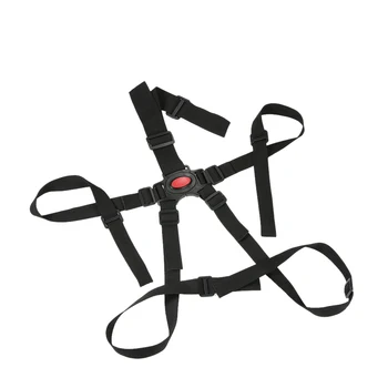 

5 Point Universal Black Harness Baby Safety Seat Belts for Stroller High Chair Baby Kids Safe Protection Belt Stroller