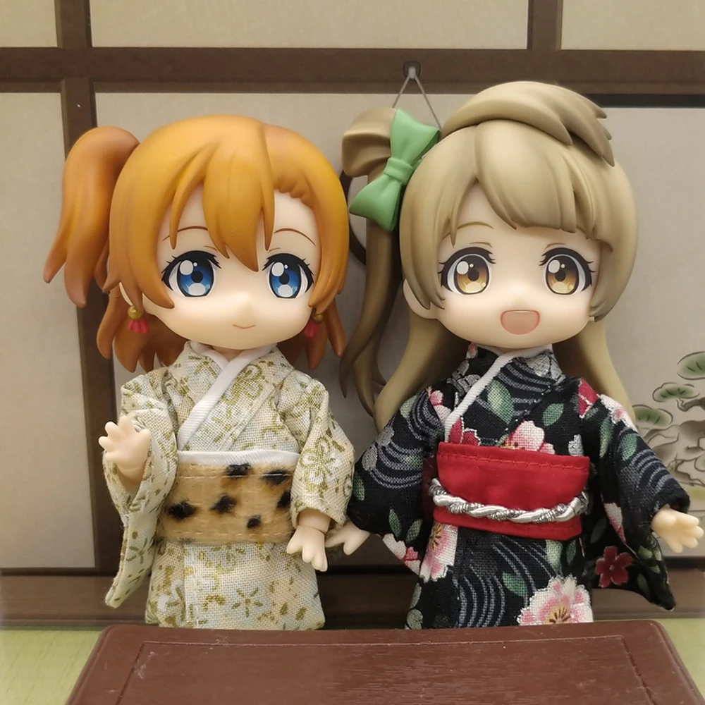 

1/12 SD BJD Dolls Clothes Printed kimono for BJD Dolls Toys Accessories