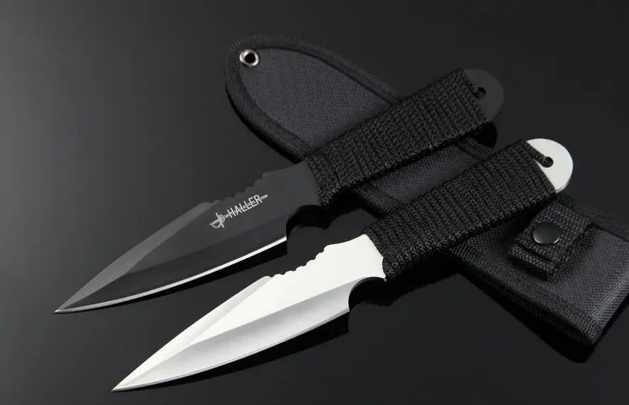 

Free Shipping The Outdoor Tool & Survival Of Small Knife Saber Leggings & 440 c Steel Camping Knife