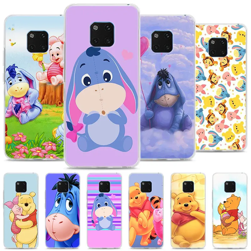 

The Winnie Pooh Soft Silicone Phone Case for Huawei Mate 10 20 Pro 20 Lite P20 Lite Nova 3i 4 Soft TPU case cover