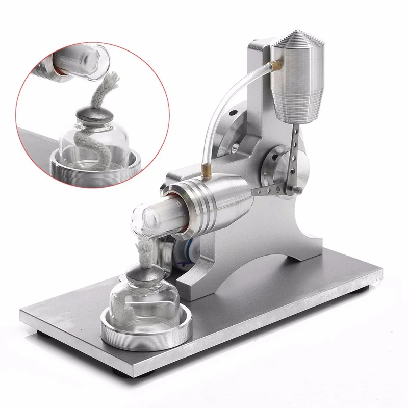 Stirling Engine Model Physical Motor Power Generator External Combustion Educational Science Toys Gift For Children Adult
