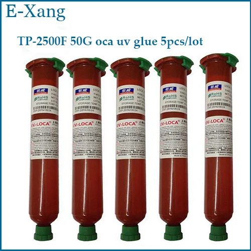 Buy 5pcs TP-2500F Genuine UV glue LOCA Liquid optical clear adhesive UV GLUE 50g Super Glue for Mobile outer glass len LCD repair for only 27.95 USD Buy 5pcs TP-2500F Genuine UV glue LOCA Liquid optical clear adhesive UV GLUE 50g Super Glue for Mobile outer glass len LCD repair for only 27.95 USD